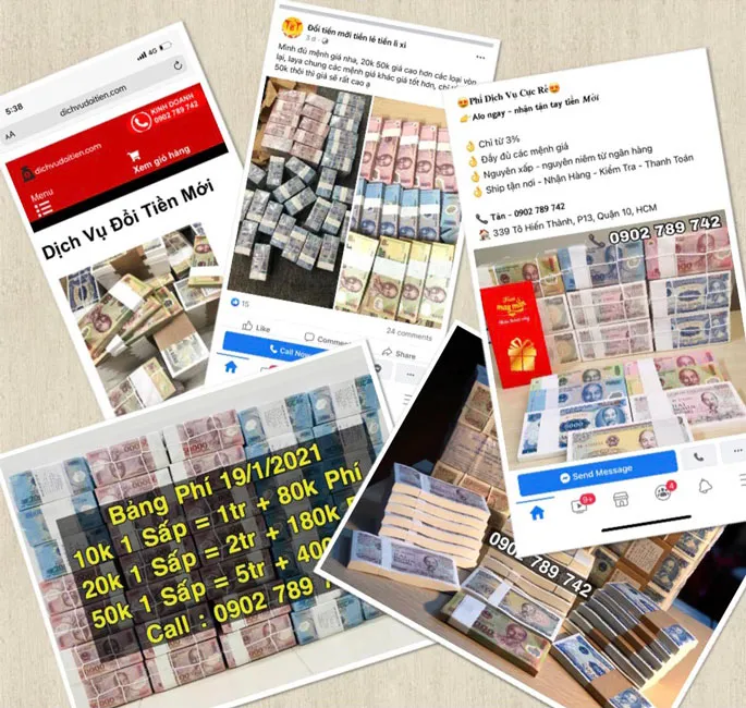 Phạt nặng hành vi đổi tiền lẻ, tiền mới kiếm lời ảnh 1