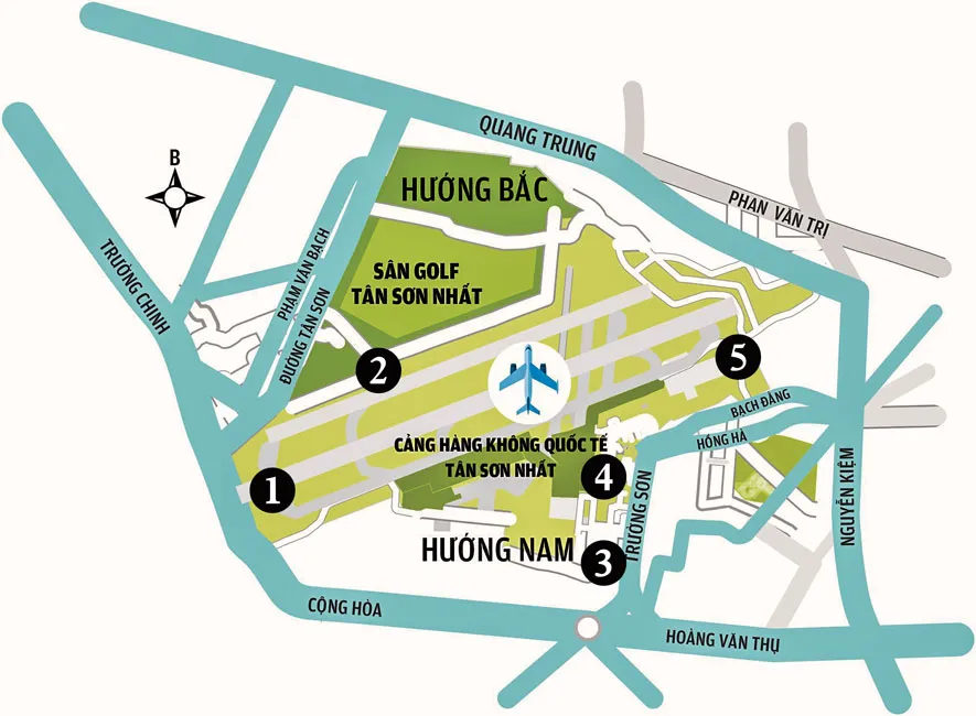 Chống ngập sân bay Tân Sơn Nhất ảnh 1