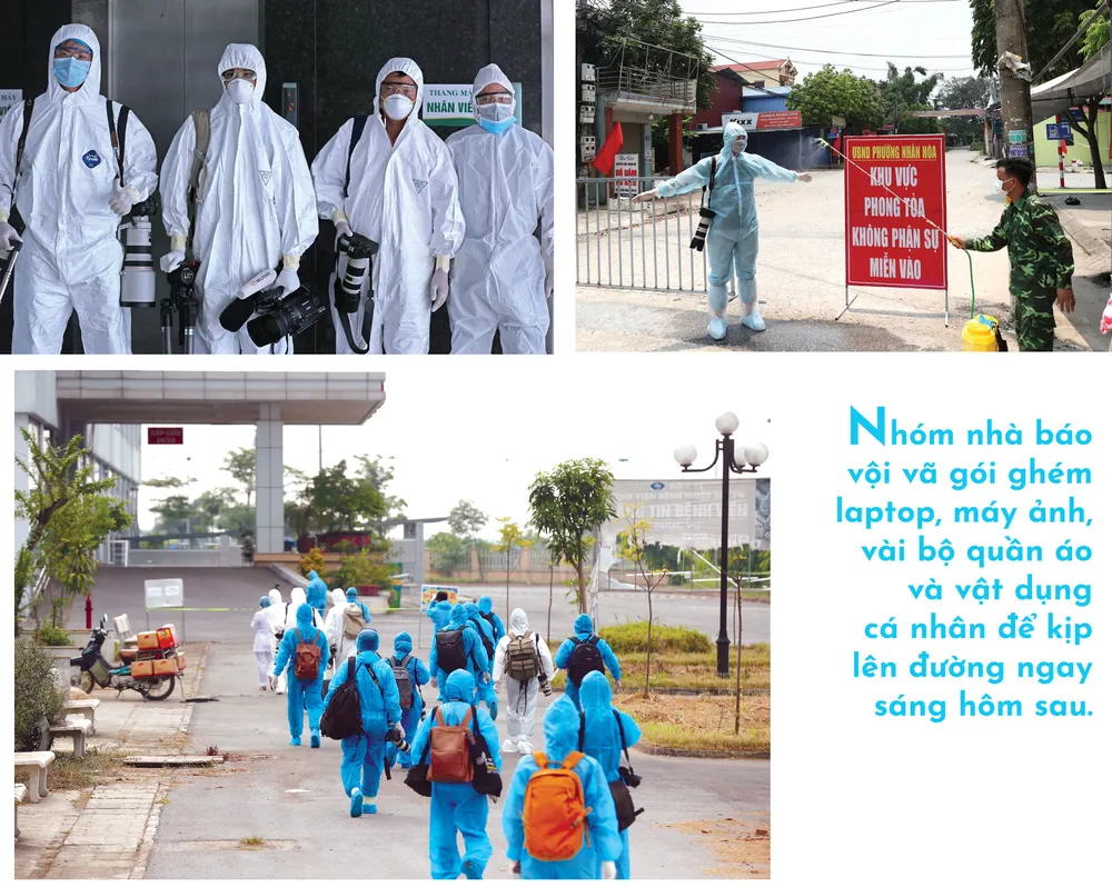 Tác nghiệp ở "chảo lửa" Bắc Giang ảnh 1