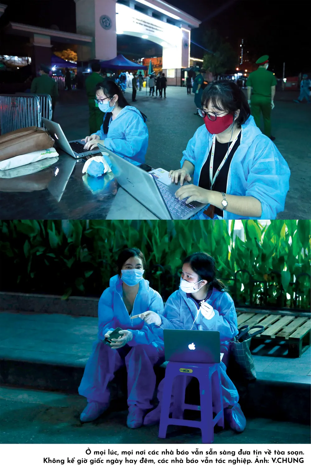 Tác nghiệp ở "chảo lửa" Bắc Giang ảnh 2