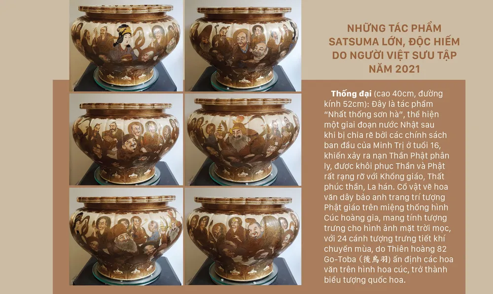 Cổ vật Satsuma thật và giả qua những siêu phẩm gốm tranh cực đại ảnh 1