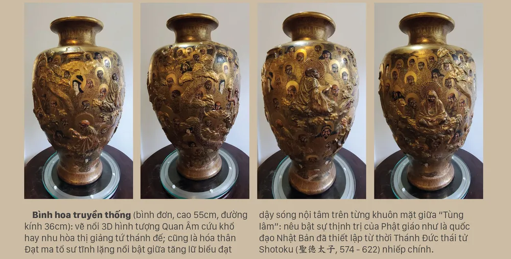 Cổ vật Satsuma thật và giả qua những siêu phẩm gốm tranh cực đại ảnh 4