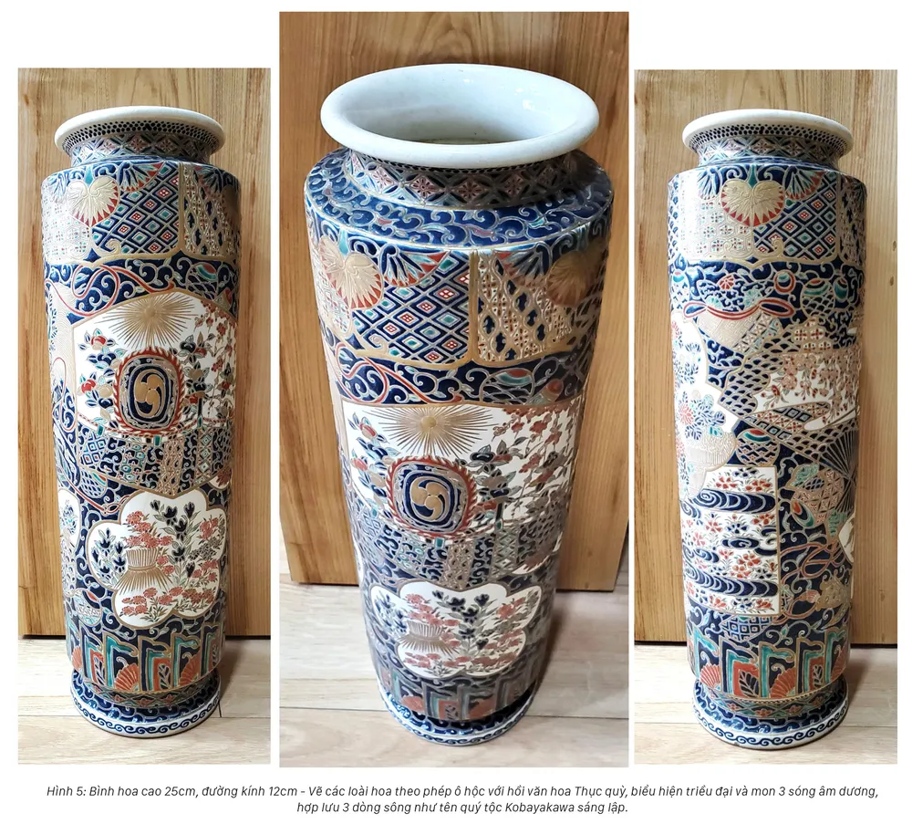 Hoa văn trên gốm nung Satsuma: Tâm tình của giới quý tộc Nhật Bản cận đại ảnh 3