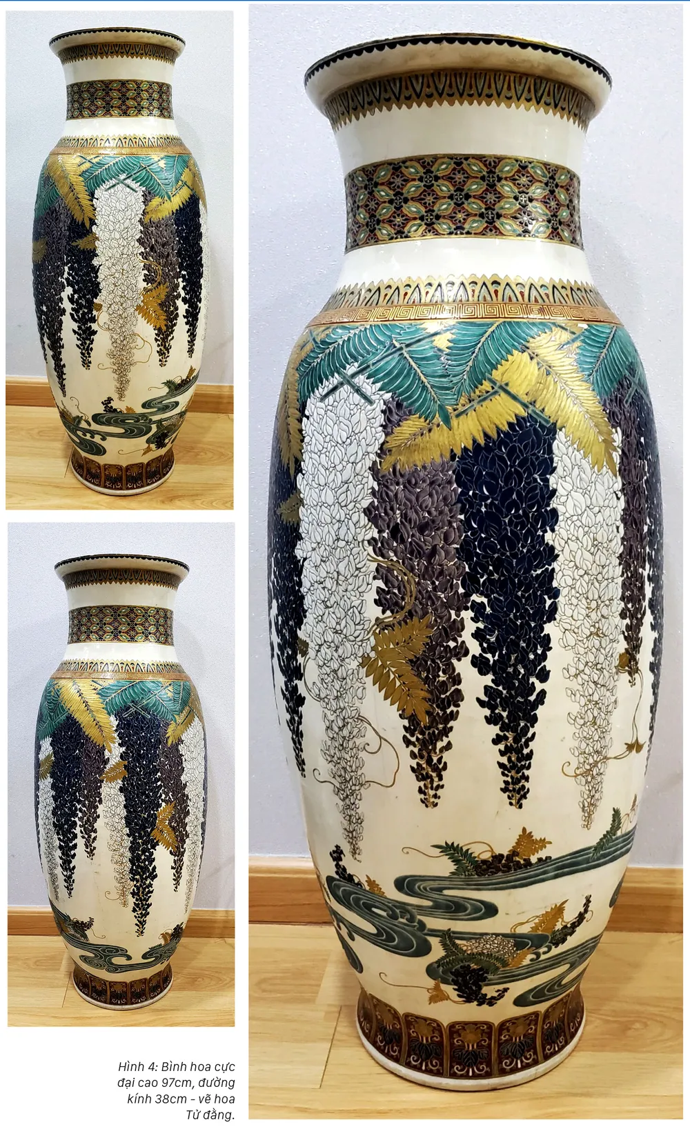 Hoa văn trên gốm nung Satsuma: Tâm tình của giới quý tộc Nhật Bản cận đại ảnh 4