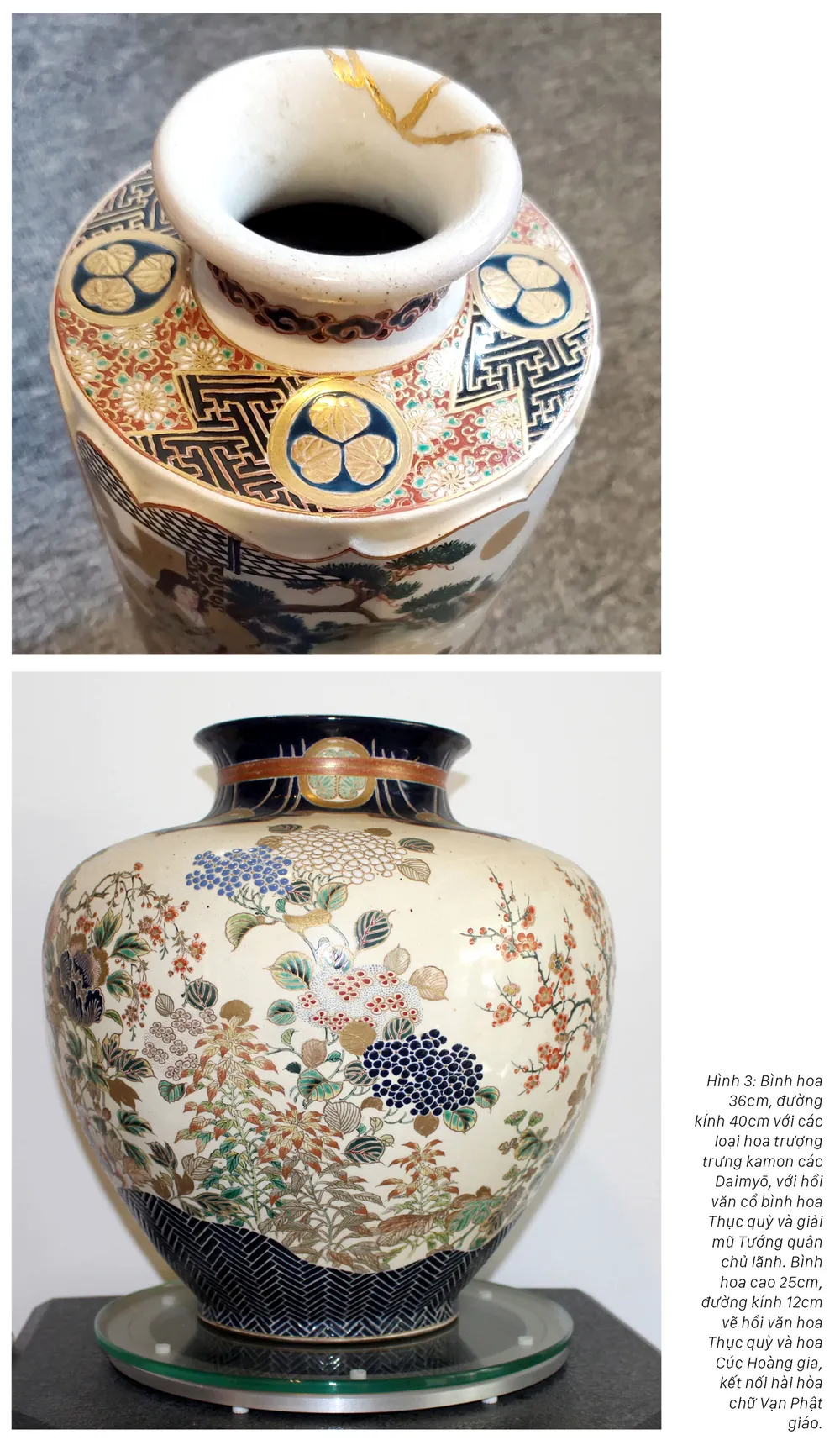 Hoa văn trên gốm nung Satsuma: Tâm tình của giới quý tộc Nhật Bản cận đại ảnh 5