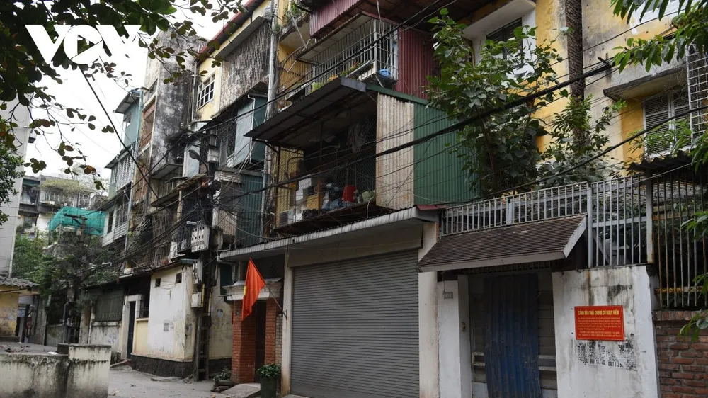 Thành phố Hà Nội hiện có 1.579 chung cư cũ, nhiều nhất cả nước.