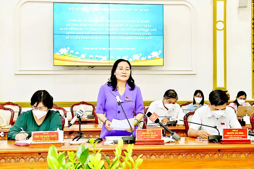 TPHCM kiến nghị tiếp tục được thực hiện cơ chế, chính sách đặc thù ảnh 1