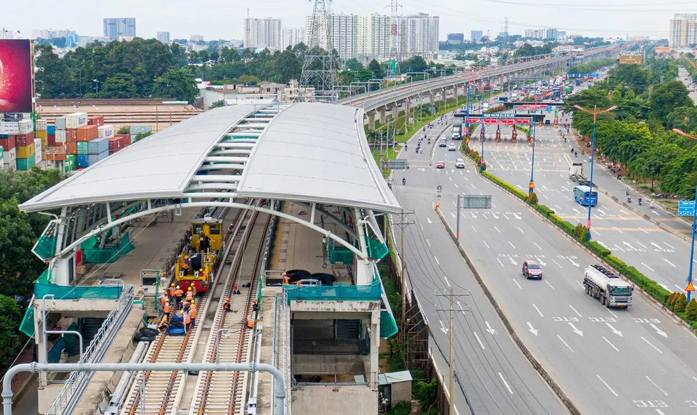 Nhà ga Bình Thái tuyến Metro số 1 Bến Thành - Suối Tiên. Ảnh: Hoàng Hùng