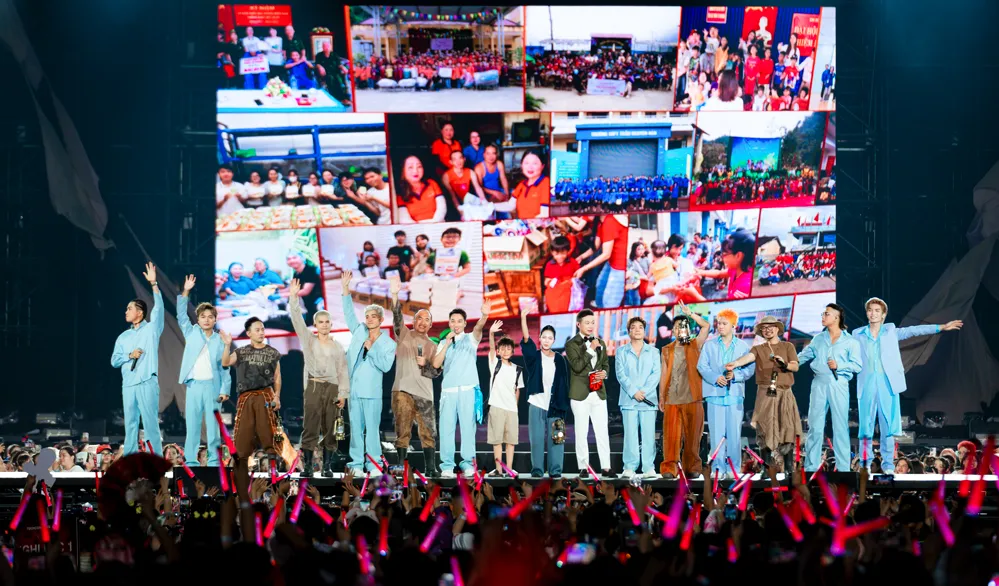 Sáng kiến "Gai Nét", một hoạt động cộng đồng đồng hành cùng concert, đã ghi dấu như một điểm sáng đầy nhân văn.