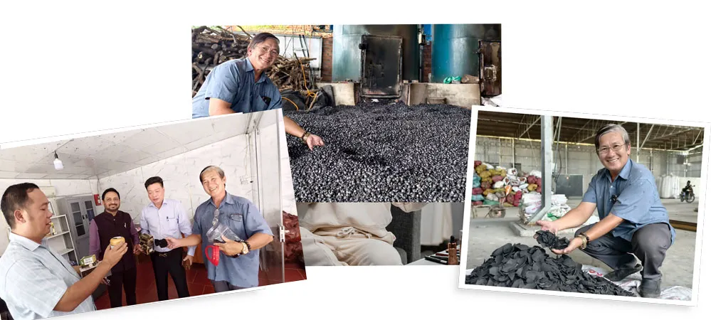 Kinh tế tuần hoàn từ lò than nhỏ 