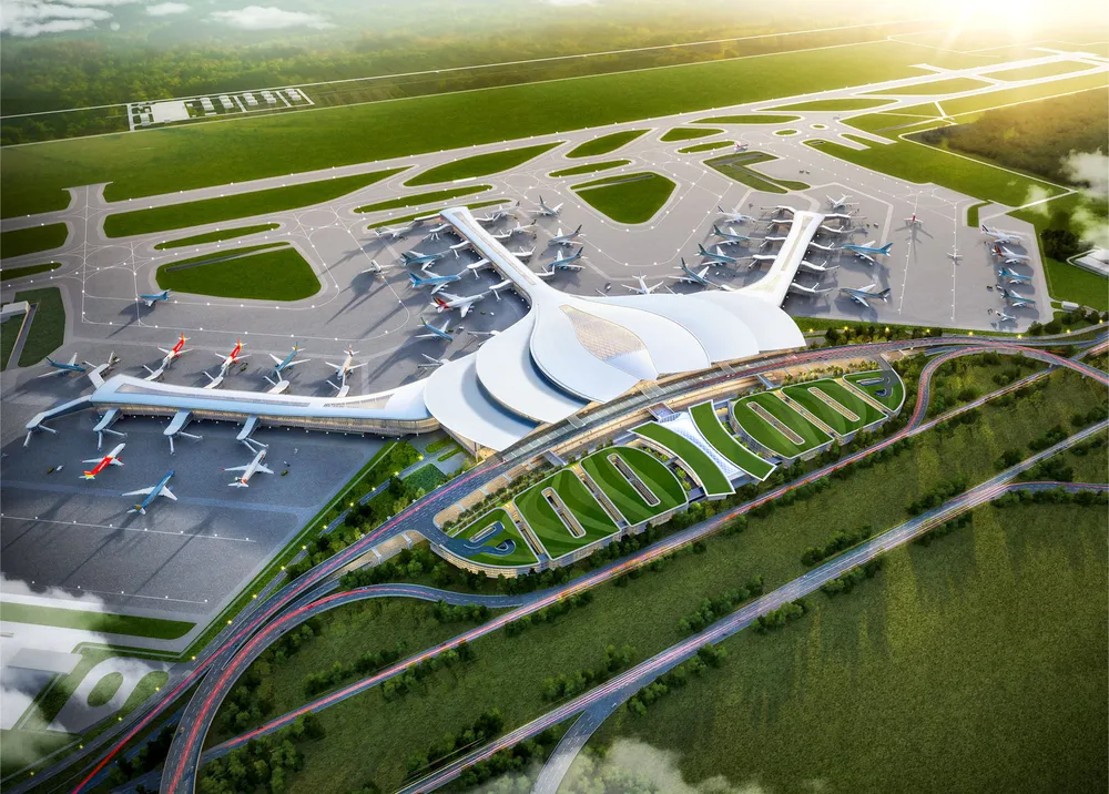 Phối cảnh sân bay quốc tế Long Thành.