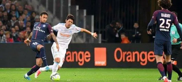 Trận Marseille hòa PSG 2-2 ở lượt đi.