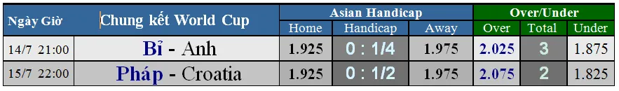 Lịch thi đấu World Cup 2018: Chung kết và tranh hạng 3 (Mới cập nhật) ảnh 9