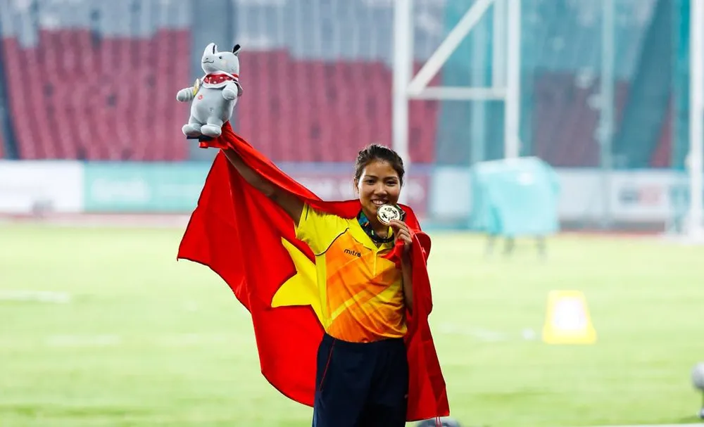 Ngày lịch sử của thể thao Việt Nam ở Asiad 2018: Điền kinh đoạt HCV, bóng đá vào bán kết ảnh 14