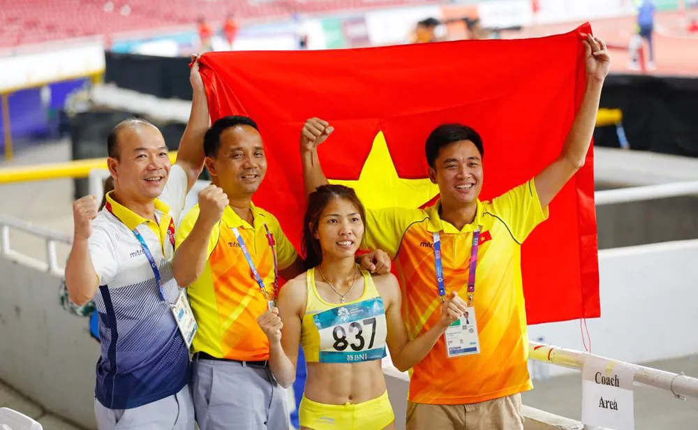 Ngày lịch sử của thể thao Việt Nam ở Asiad 2018: Điền kinh đoạt HCV, bóng đá vào bán kết ảnh 12