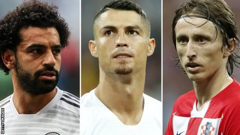 Salah, Ronaldo và Modric