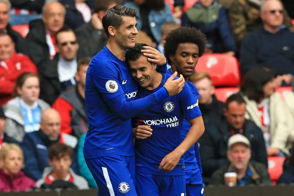 Alvaro Morata, Pedro và Willian có cơ hội ghi dấu ấn ở Stamford Bridge.