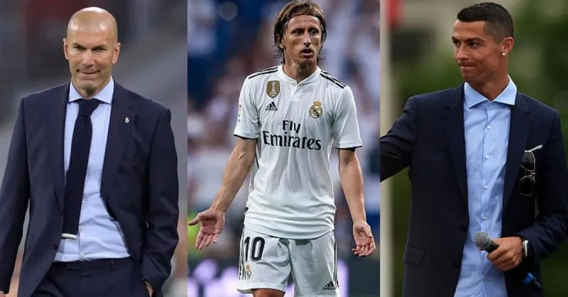 Zidane, Modric và Ronaldo