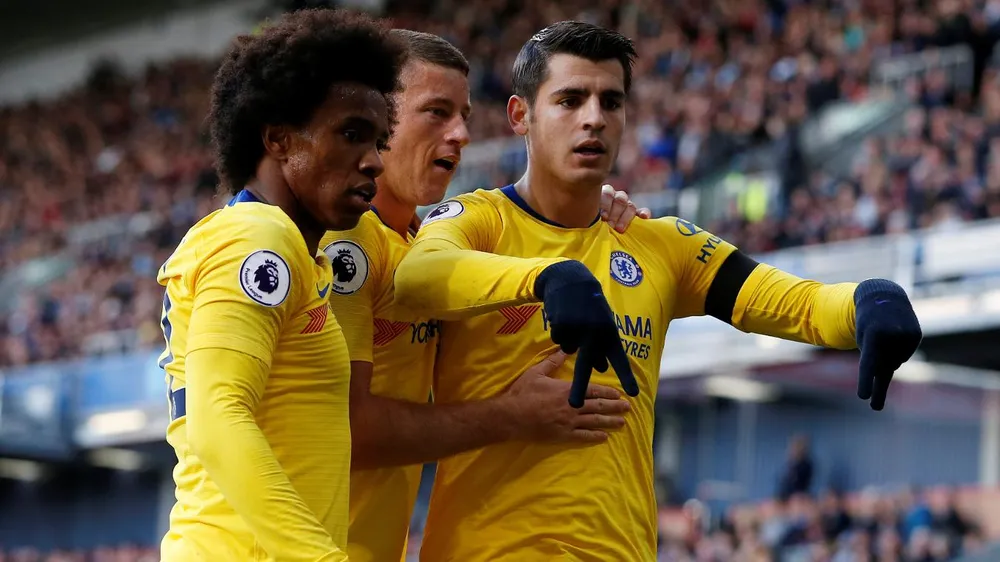 Không có Hazard, bộ ba Morata, Willian và Barkley đã ghi bàn
