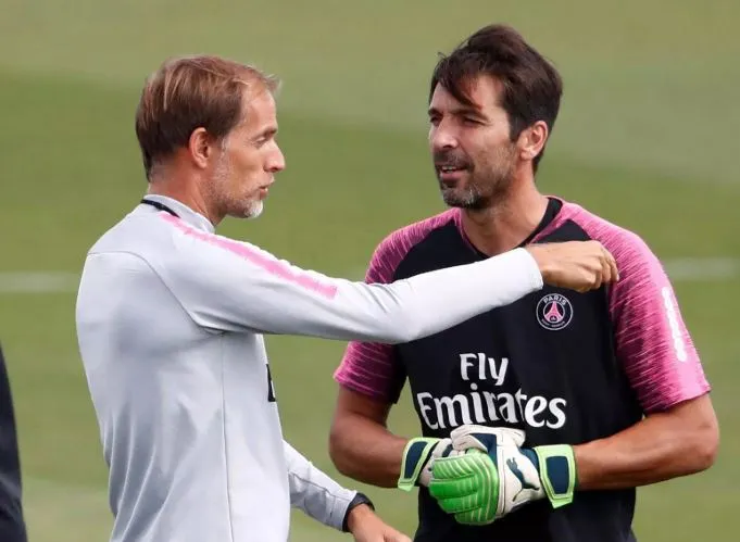 Tuchel và Gigi Buffon