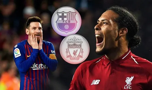 Lionel Messi (Barcelona) đối mặt Virgil Van Dijk (Liverpool)