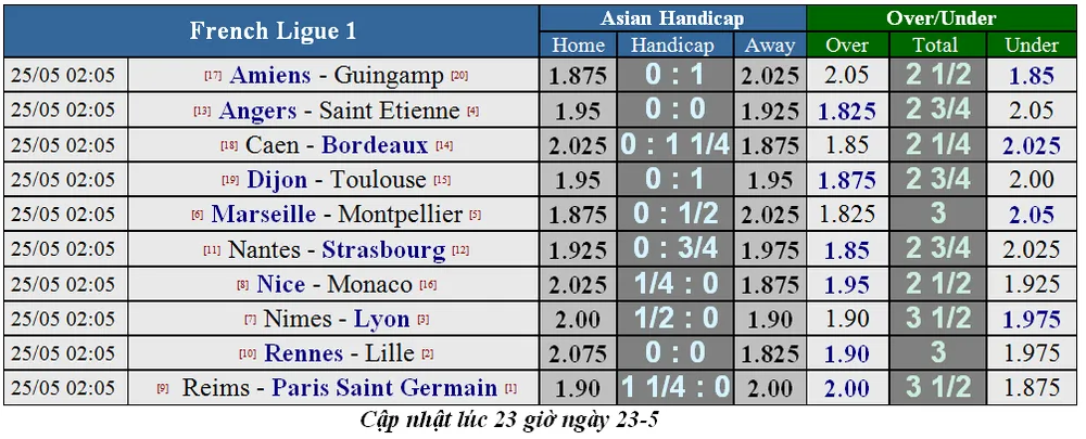 Lịch thi đấu giải Serie A và giải vô địch Pháp, ngày 25-5 (Mới cập nhật) ảnh 5