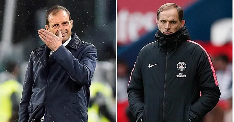 Max Allegri và Thomas Tuchel