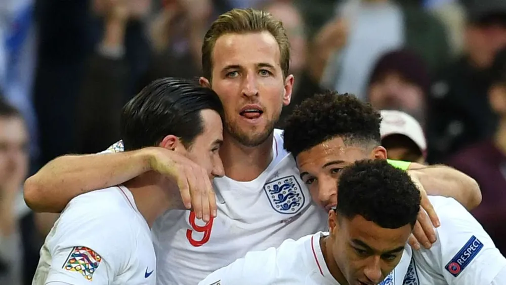 Harry Kane cùng các đồng đội ở tuyển Anh