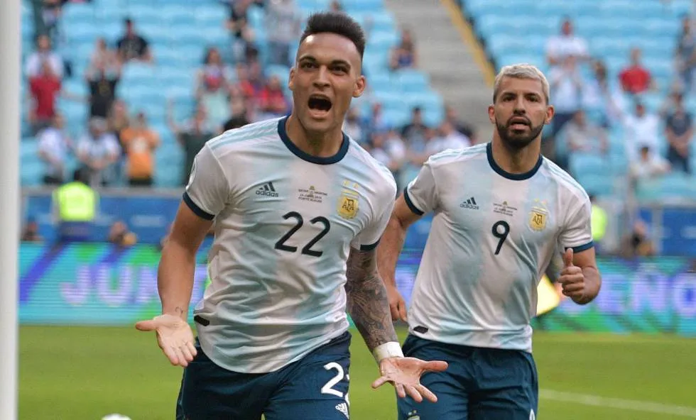 Lautaro Martinez và Aguero