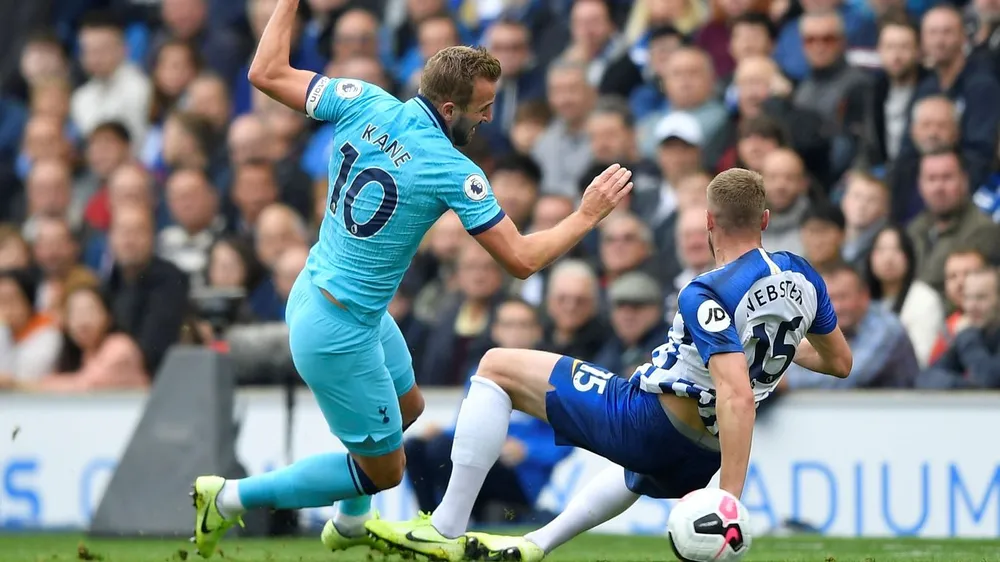 Harry Kane lại mờ nhạt trước khung thành Brighton
