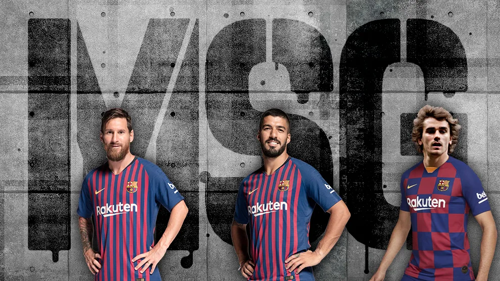 Lionel Messi, Luis Suarez và Antoine Griezmann