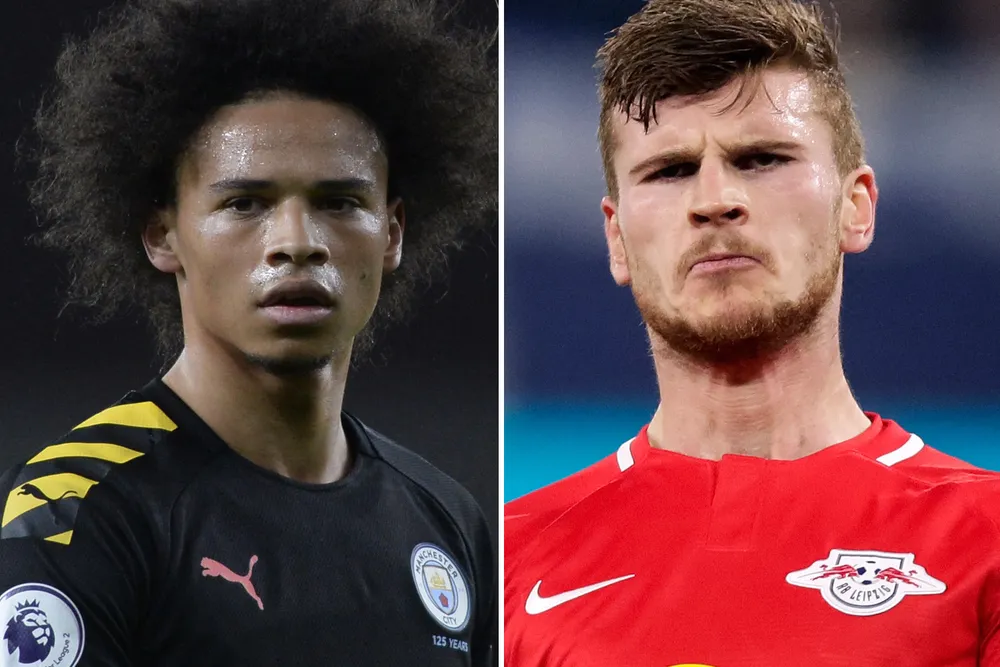 Leroy Sane và Timo Werner