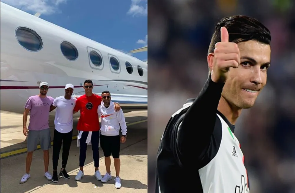 Tham quan chiếc máy bay phản lực xinh đẹp của Cristiano Ronaldo