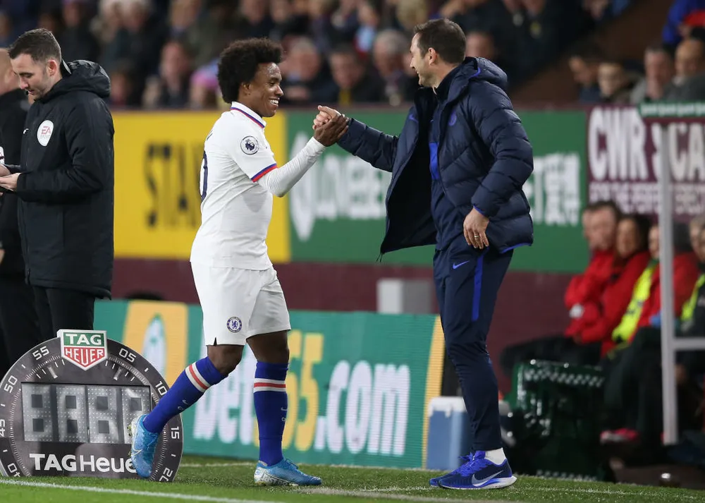 Willian và Frank Lampard