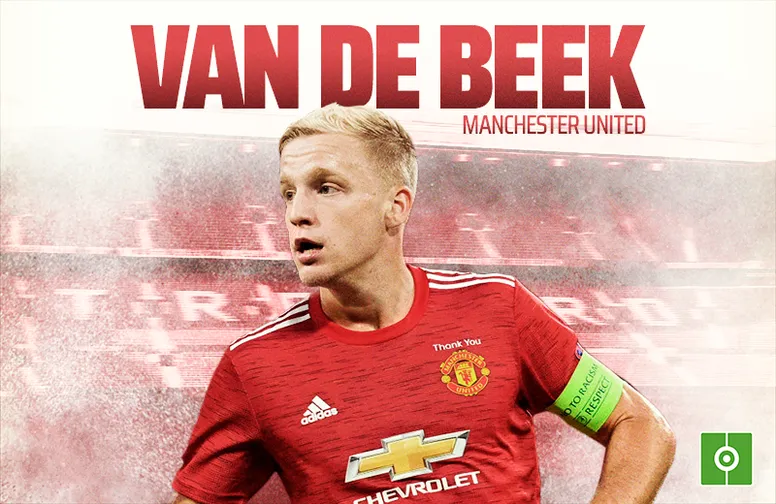 Donny van de Beek trong màu áo đỏ