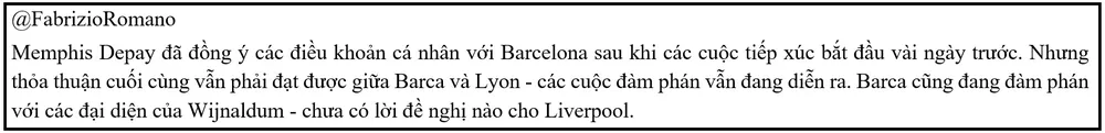 Memphis Depay tìm thấy thỏa thuận với Barcelona để về với ông thầy Koeman ảnh 1