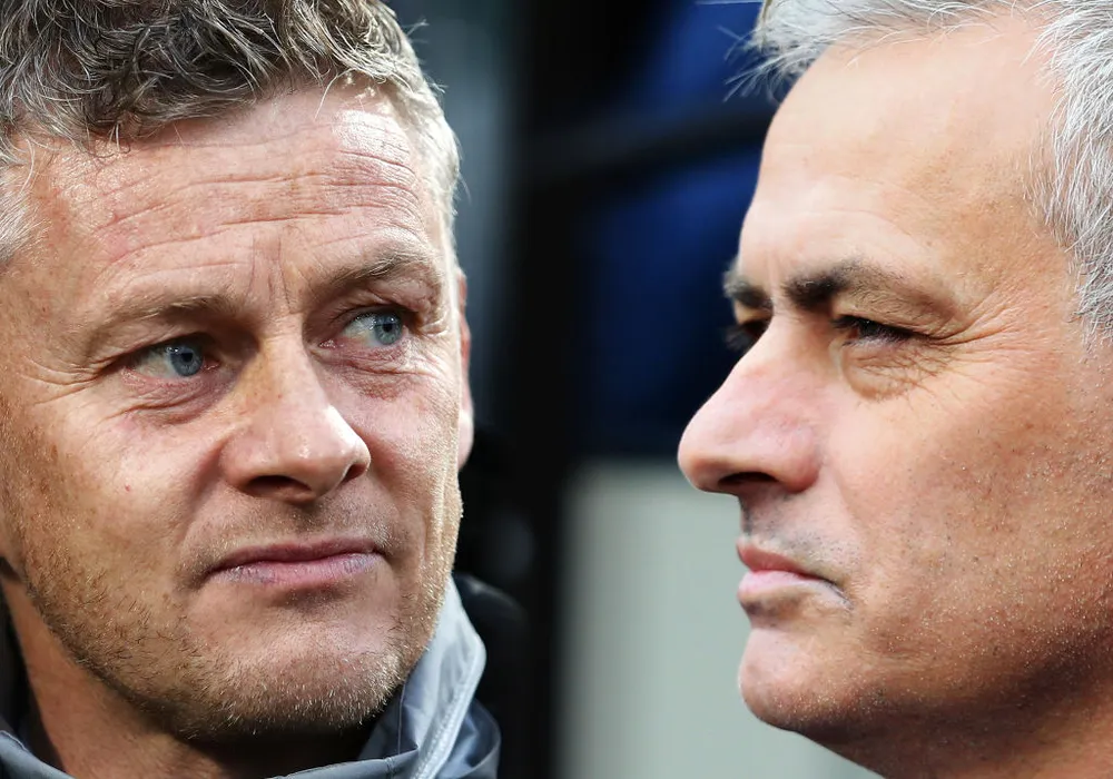 Ole Solskjaer và Jose Mourinho