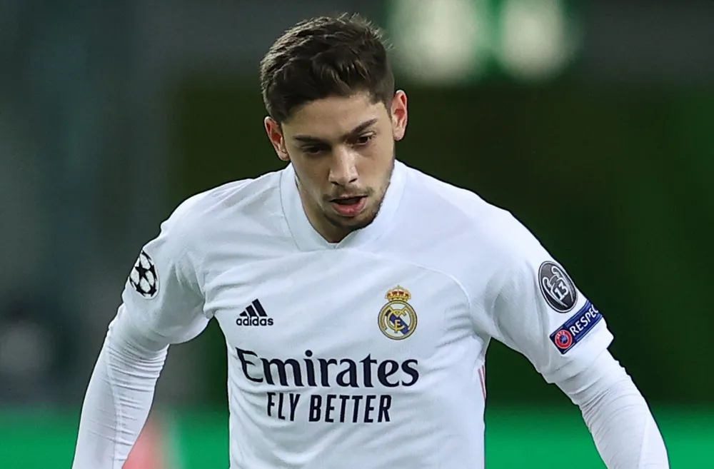 Federico Valverde trong màu áo Real Madrid