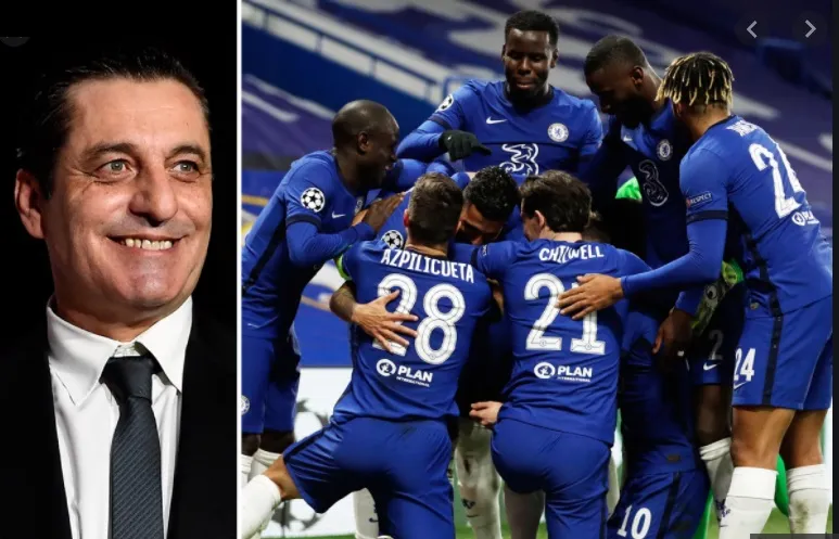 Huyền thoại Paulo Futre nởi giện khi biết Chelsea ăn mừng kết quả bốc thăm