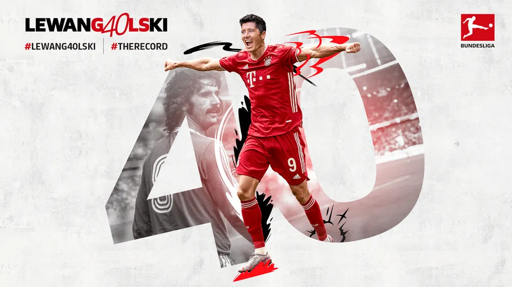 Lewandowski được cộ đỗng trên website của Bundesliga