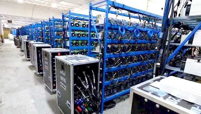 Hệ thống máy đào bitcoin tại Iran 