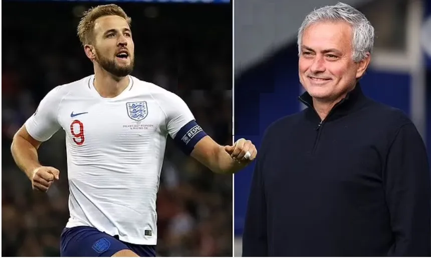 Harry Kane và Jose Mourinho