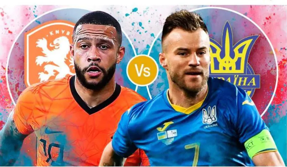 Memphis Depay và Andriy Yarmolenko 