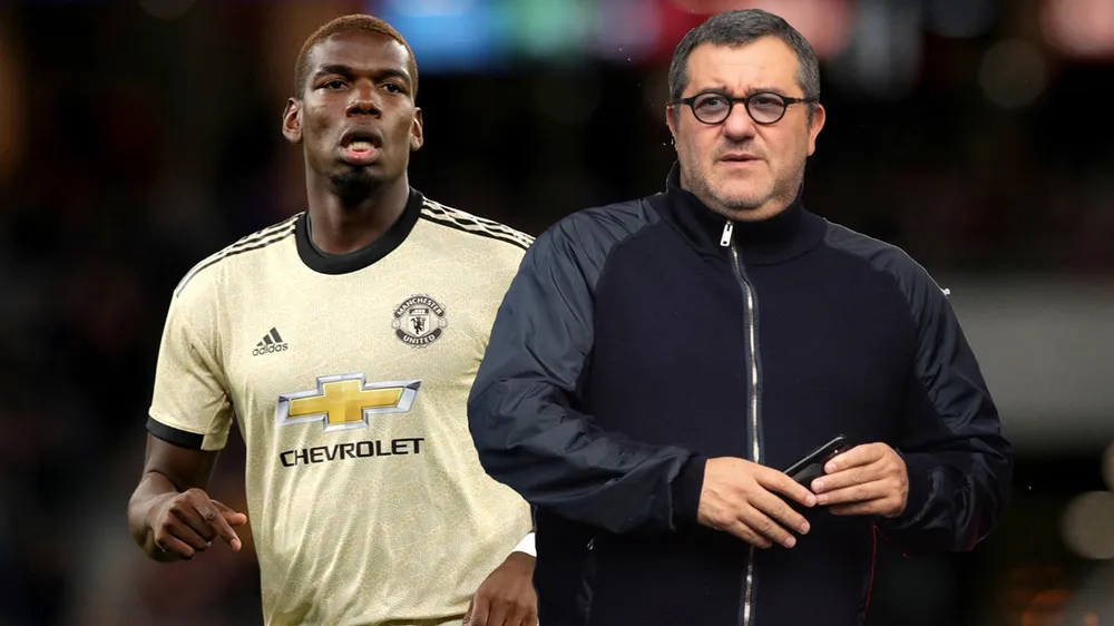 Paul Pogba và Mino Raiola