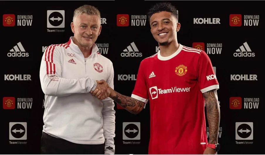 HLV Ole Solskjaer và Jadon Sancho 