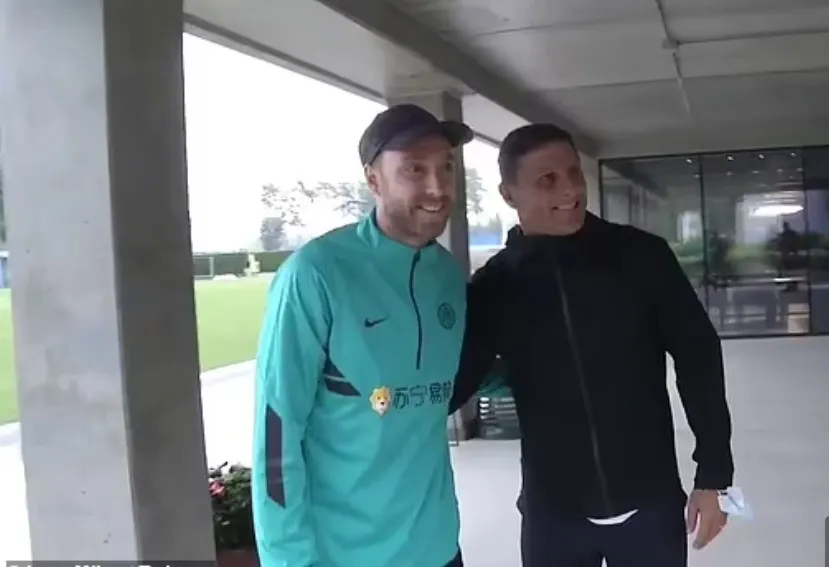 Eriksen trở lại Inter với 'thể trạng và tinh thần tuyệt vời' ảnh 1