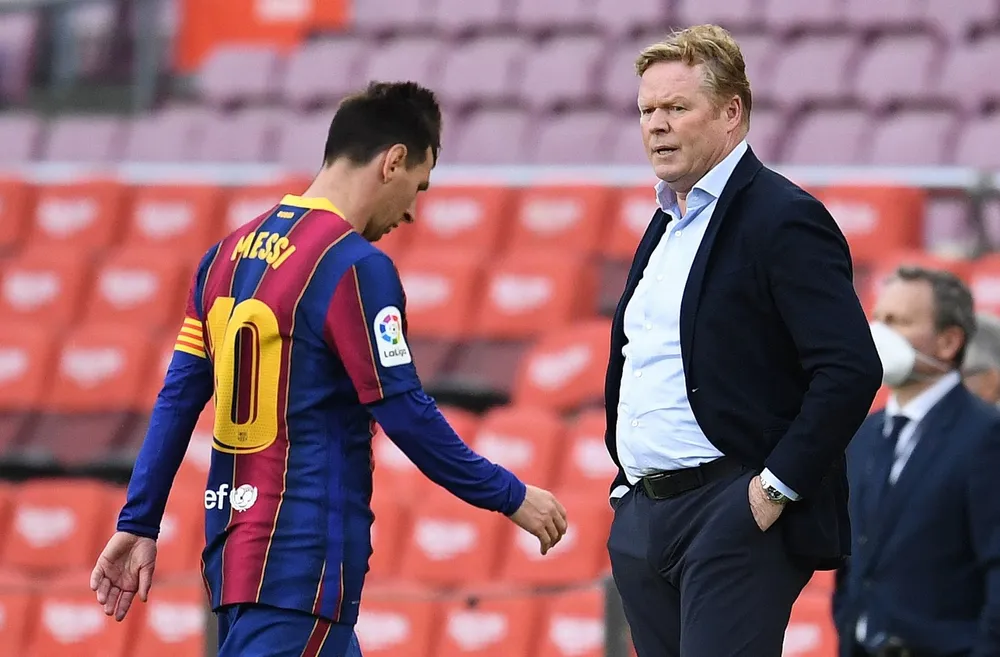 Ronald Koeman phải giúp Barcelona thích ứng khi không còn Messi