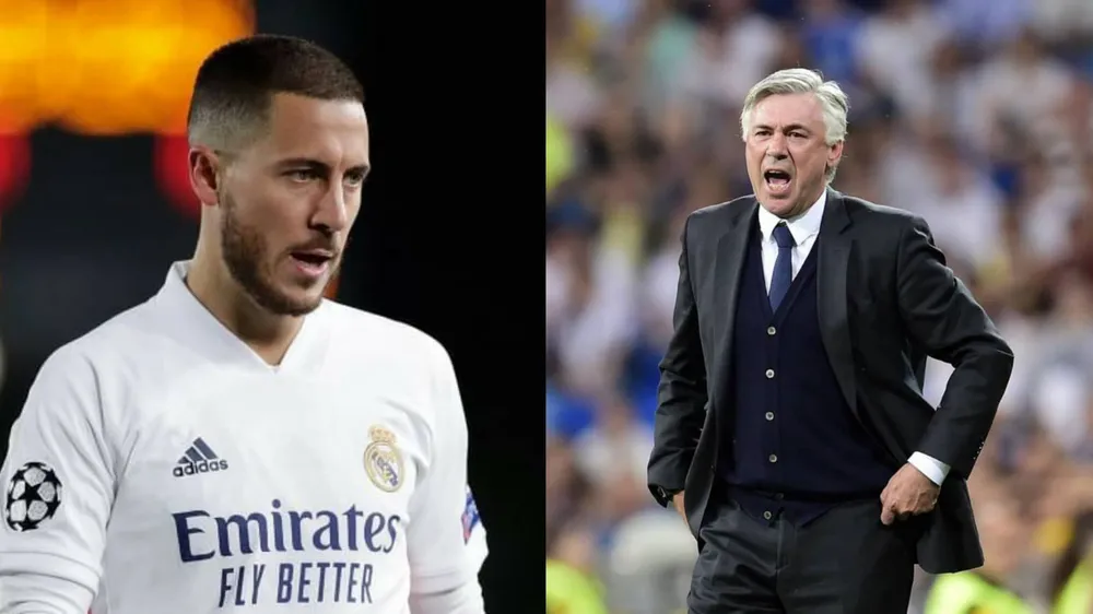 Eden Hazard không còn được Ancelotti ưu ái