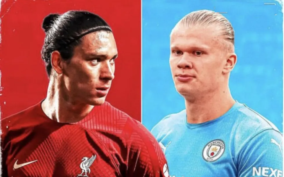 Darwin Nunez và Erling Haaland