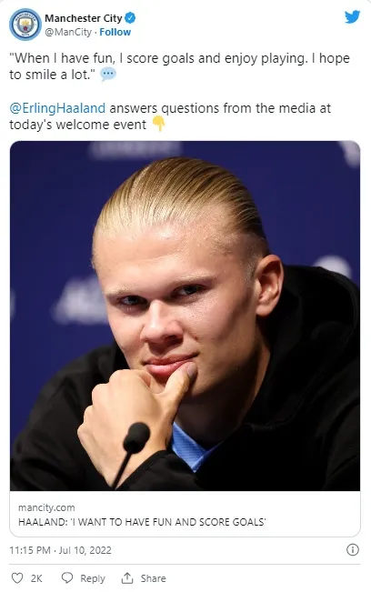 Haaland khao khát giành vinh quang Champions League ở Man City ảnh 1